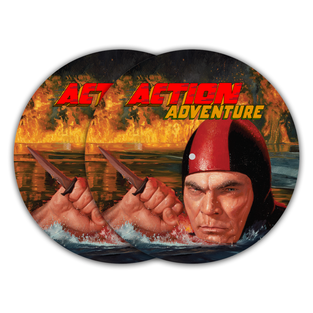 DJ Shadow®️ ACTION ADVENTURE 12" Slipmats Pair