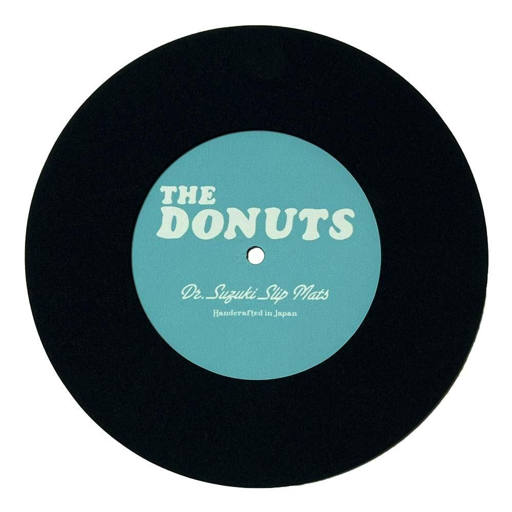 Dr. Suzuki The Donuts 7" Control Mats – Black/Blue (Pair, Made in Japan)