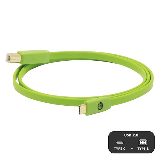 NEO d+ Class B USB (Type C to B) Cable for DJs & Audio Professionals by Oyaide Elec. Co.