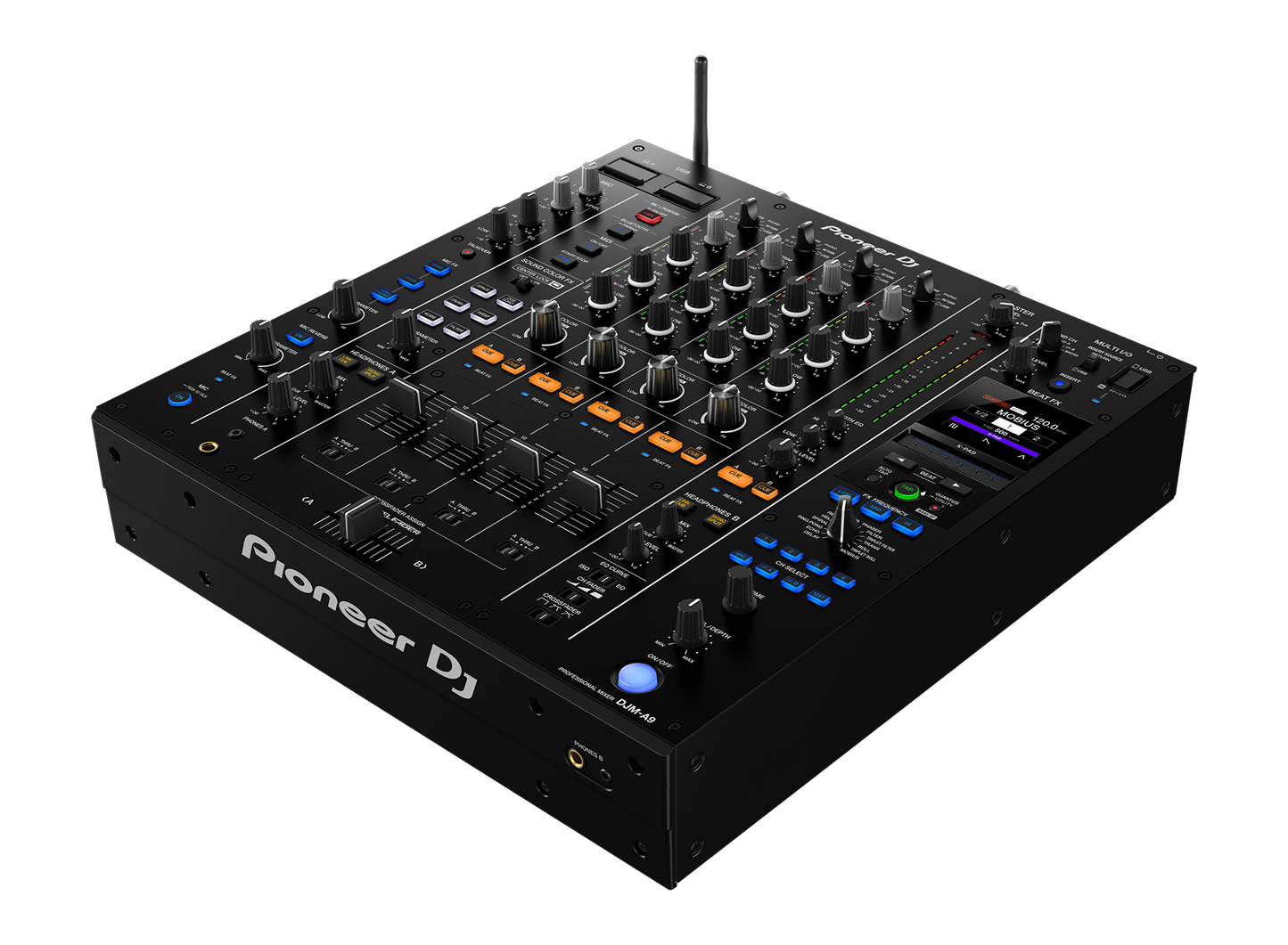 Pioneer DJ DJM-A9 with 3 Oyaide NEO d+ Class B Cables