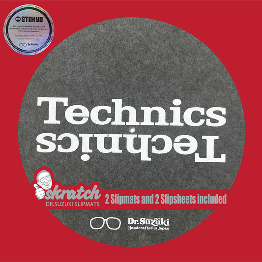 Dr. Suzuki x Technics 12" Version 2 Skratch Slipmat + Slipsheet Pair