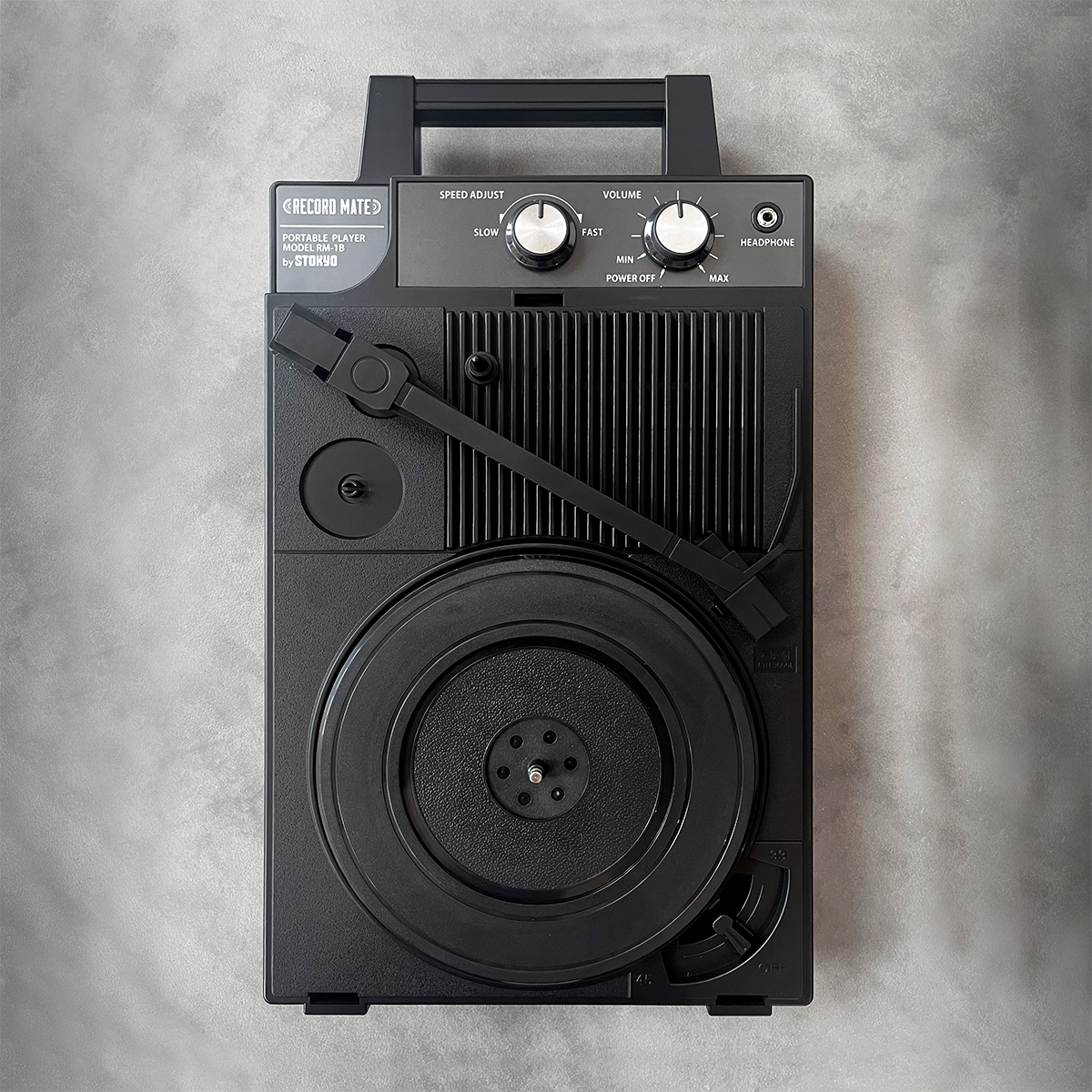 STOKYO RECORD MATE Portable Record Player BLACK EDITION RM-1B STOKYO RECORD MATE Portable Record Player BLACK EDITION RM-1B