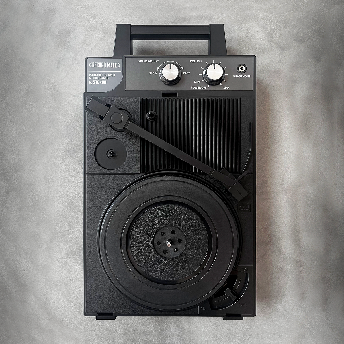 STOKYO RECORD MATE Portable Record Player BLACK EDITION RM-1B