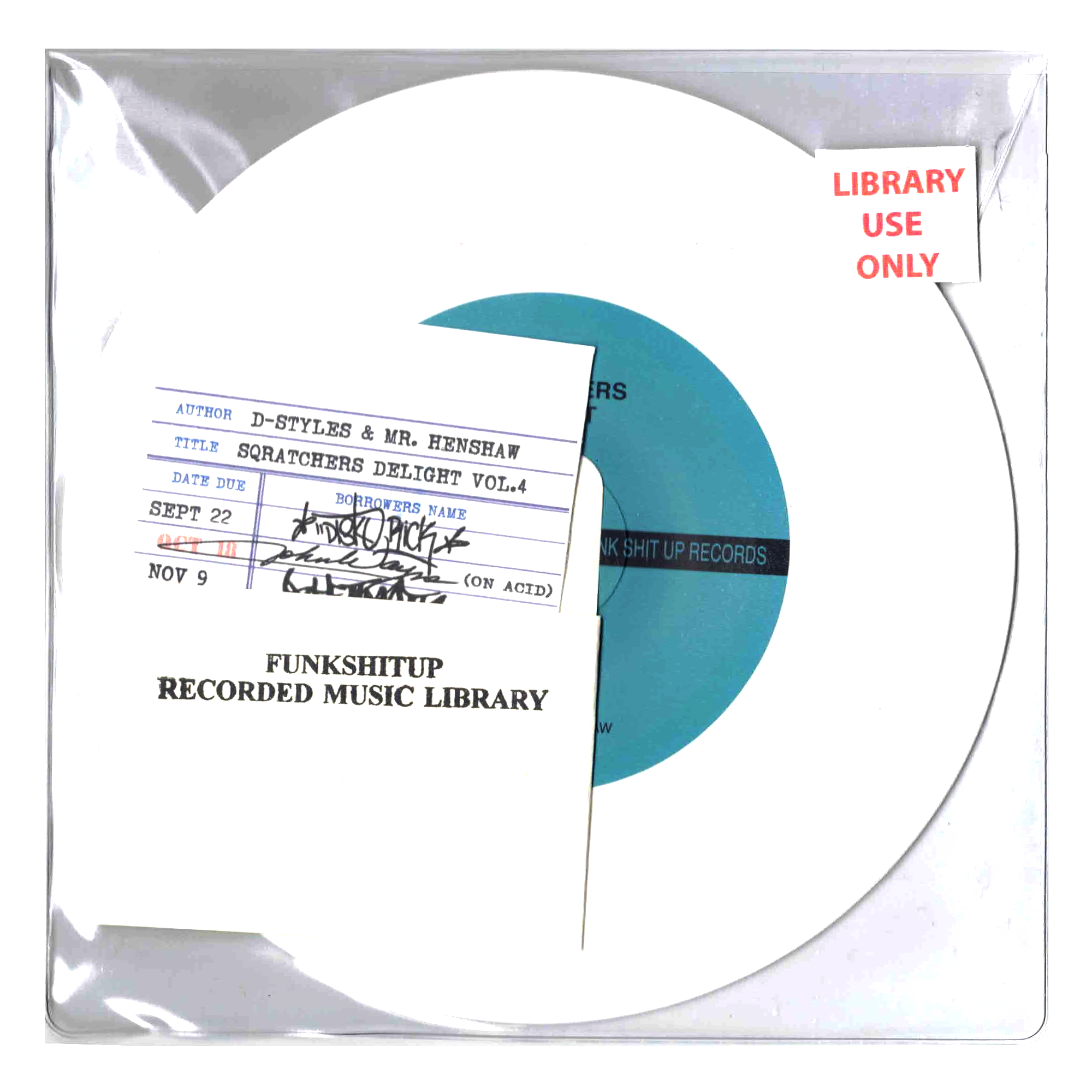 Sqratchers Delight Vol 4 By D Styles Mr Henshaw 7 White Vinyl Sqratchers Delight Vol 4 By D Styles Mr Henshaw 7 White Vinyl