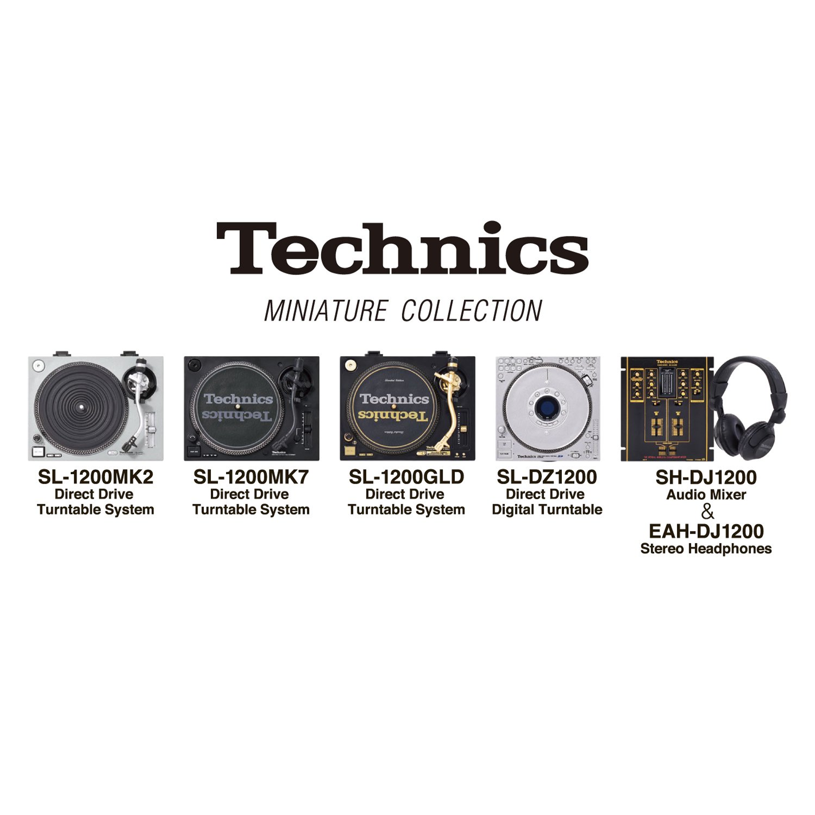 Technics Miniature Collection Mystery Box (Single Item) PREORDER Technics Miniature Collection Mystery Box (Single Item) PREORDER