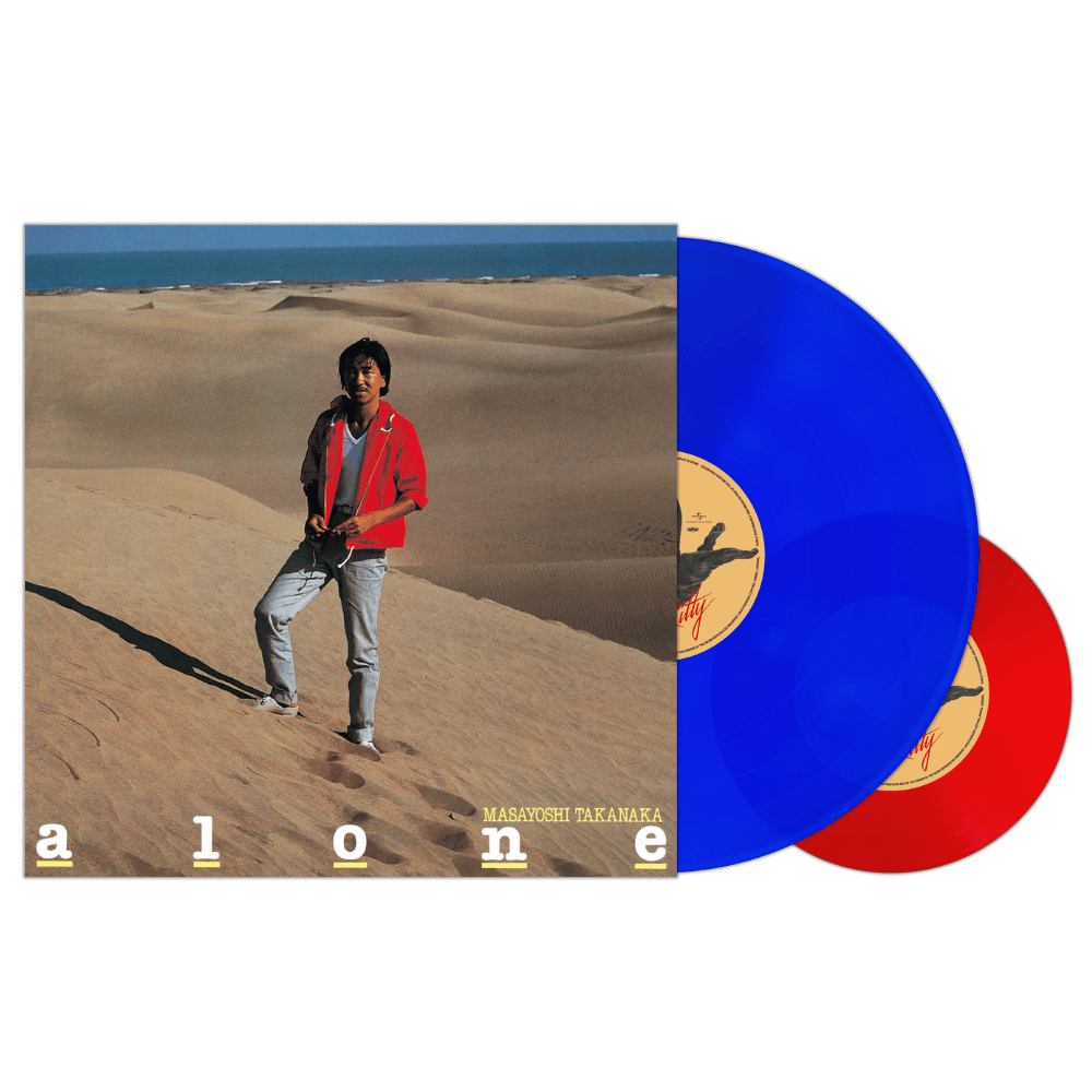 Masayoshi Takanaka alone 180g clear deep blue vinyl LP with bonus 7" White Lagoon, Universal Music Japan UPJY-9525