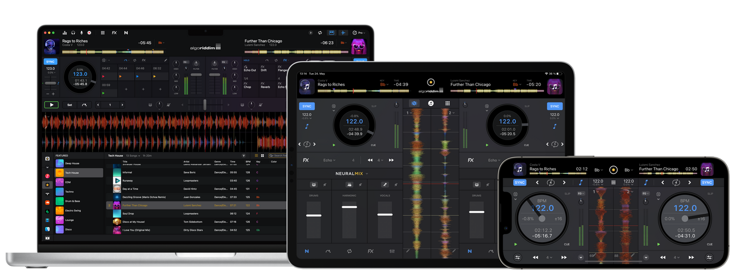 djay Pro 12" Control Vinyl (Black Single)