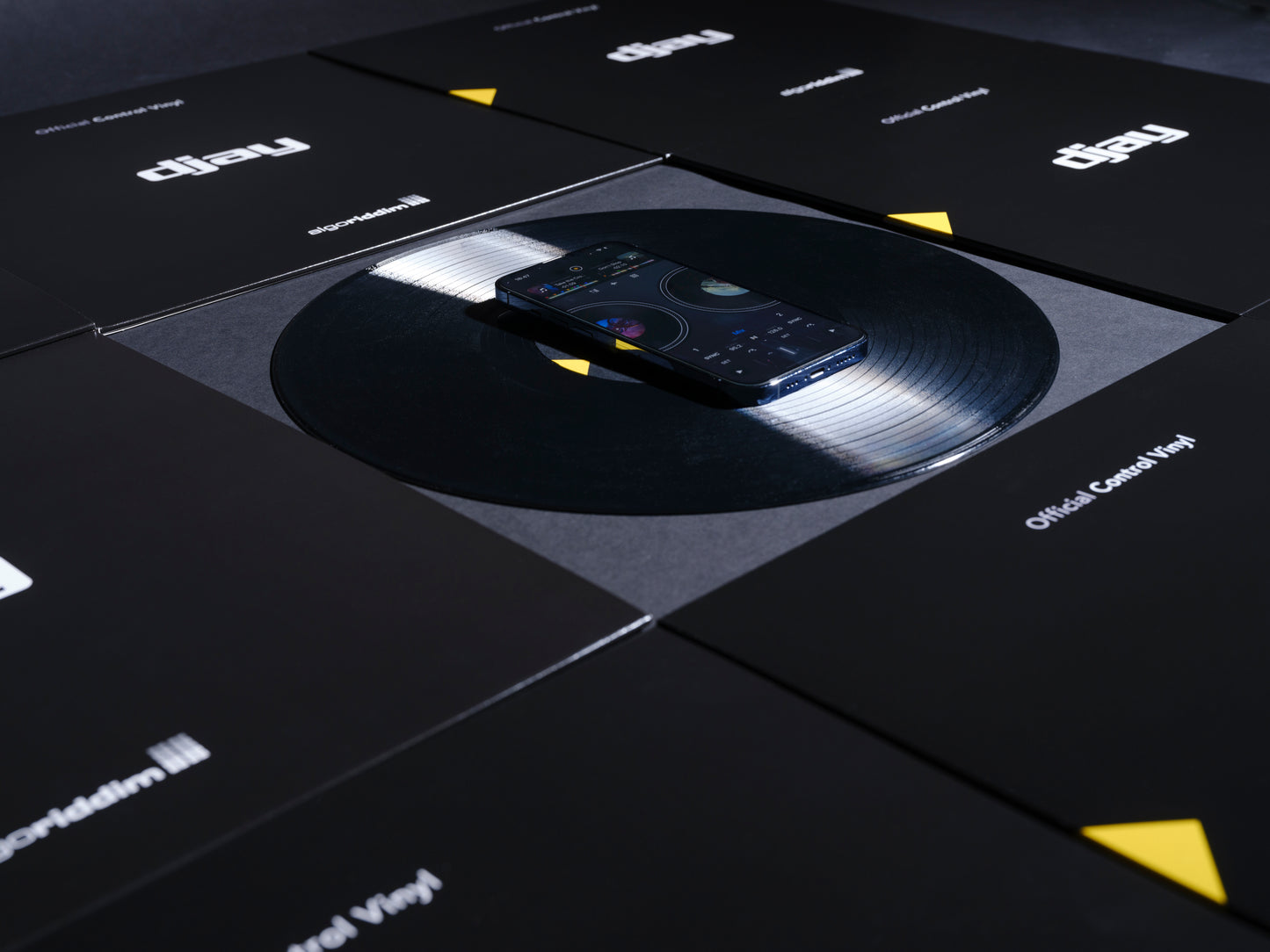 djay PRO AI Control Vinyl (Black Single)