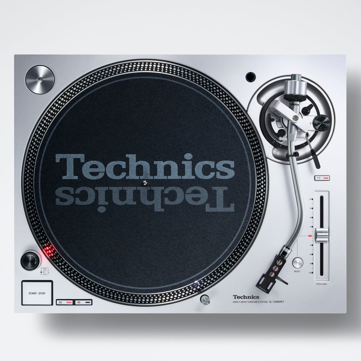 RENTAL: Technics SL-1200MK7S Direct Drive Turntable (Silver Edition)