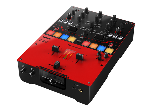 Pioneer DJ DJM-S5 Professional Scratch 2-channel DJ mixer (Gloss Red)