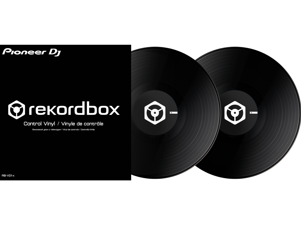 rekordbox Control Vinyl - Black Pair (2 x 12")