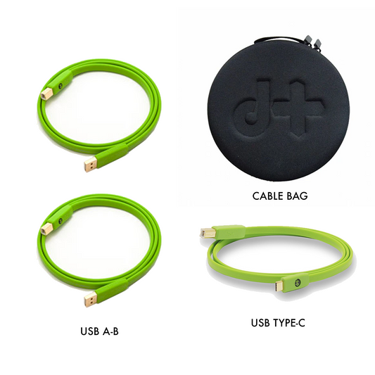 DJ Cable Set (2 USB A-B / 1 USB C-B / Cable Bag)