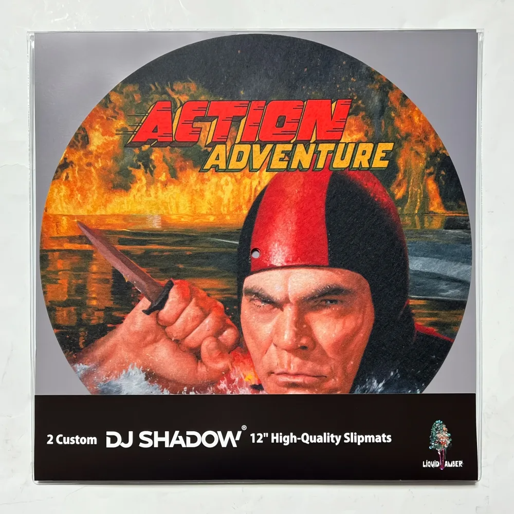 DJ Shadow®️ ACTION ADVENTURE 12" Slipmats Pair