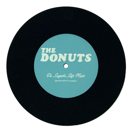 Dr. Suzuki The Donuts 7" Control Mats – Black/Blue (Pair, Made in Japan)