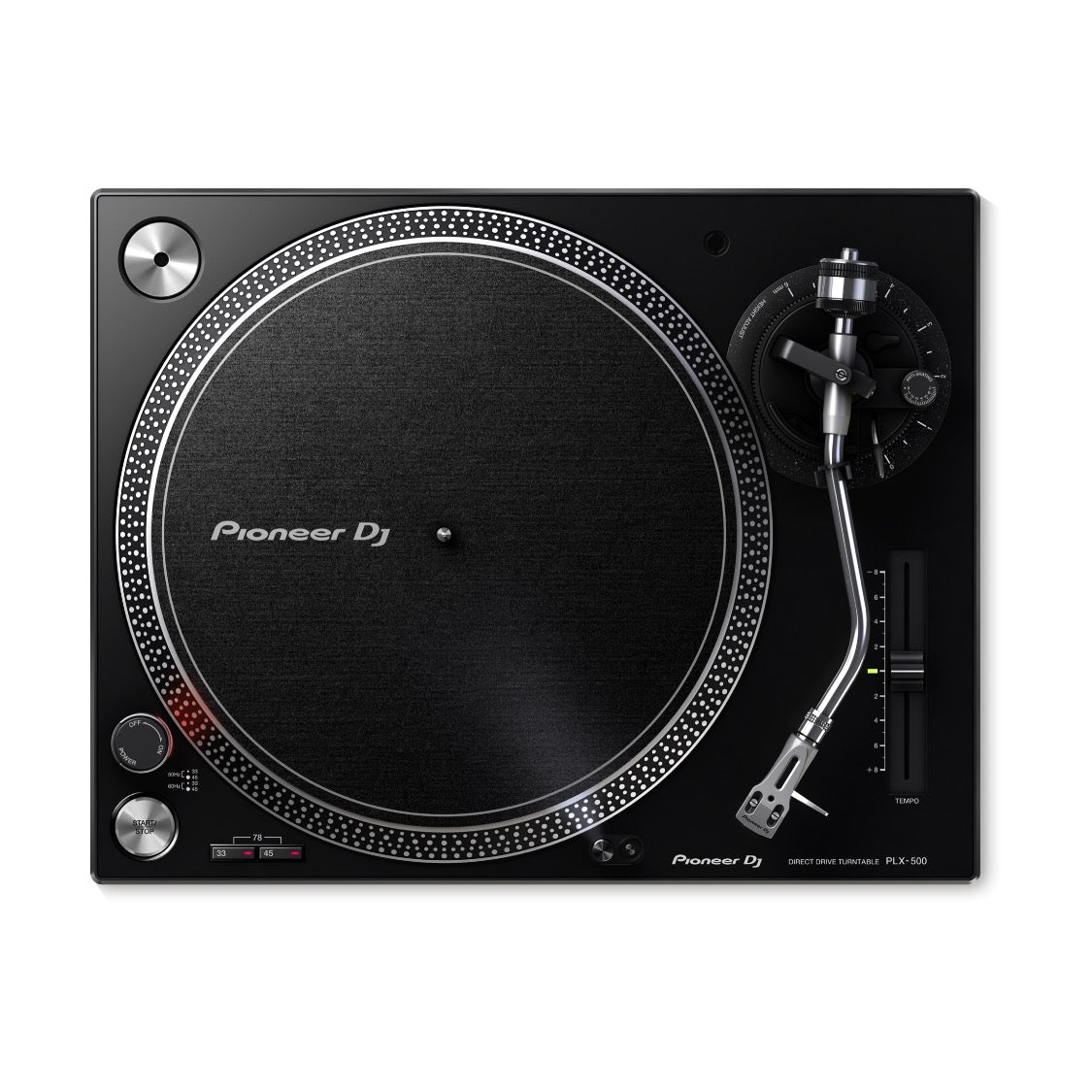 Pioneer DJ PLX-500-K Direct Drive Turntable (Black)