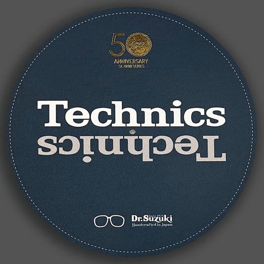 DR. SUZUKI x TECHNICS 50th Anniversary SL-1200M7L LIMITED EDITION SLIPMATS BLUE