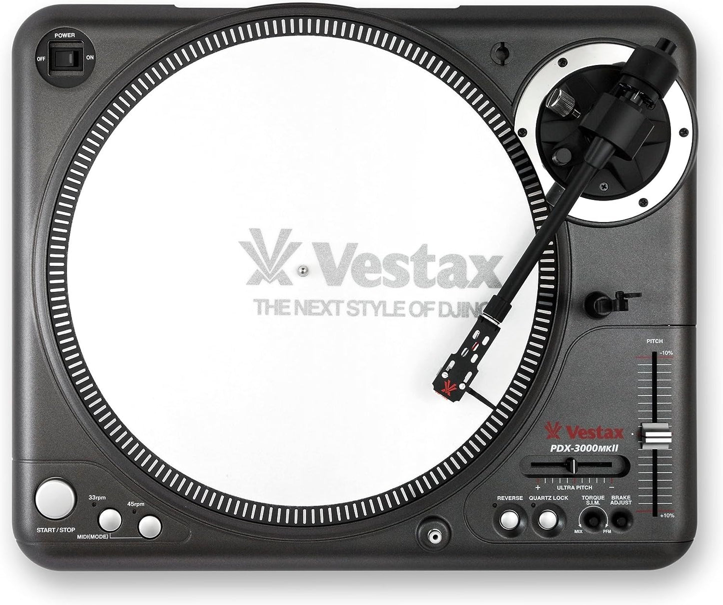 Vestax PDX-3000 MKII Direct Drive Turntable (PAIR)