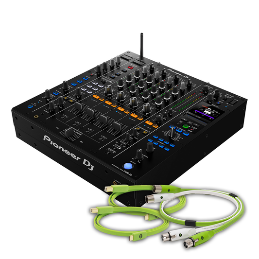 Pioneer DJ DJM-A9 with 3 Oyaide NEO d+ Class B Cables