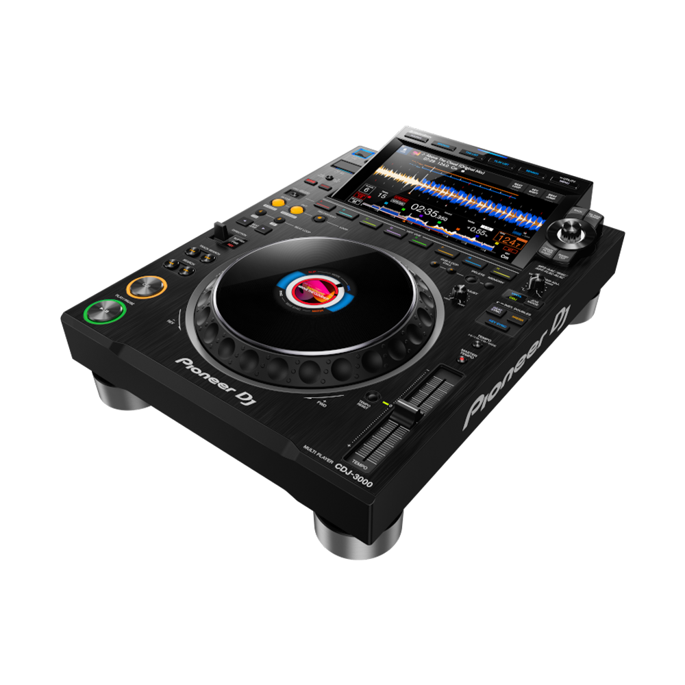 Pioneer DJ CDJ-3000 Multi Player – Front View of Professional DJ Equipment