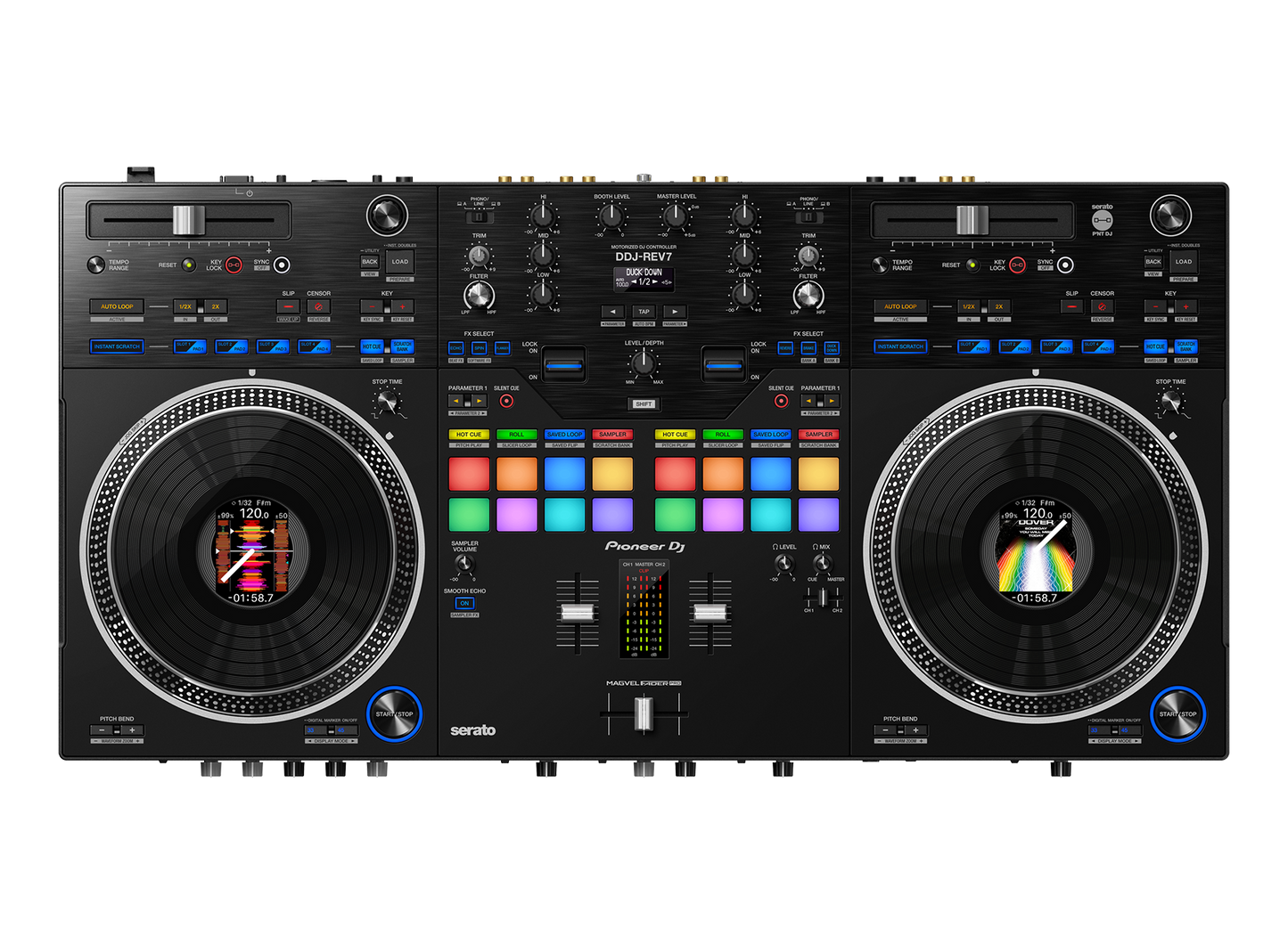 Pioneer DJ DDJ-REV7 with 2 Oyaide NEO d+ Class B Cables