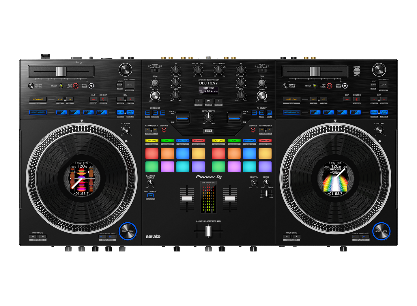 Pioneer DJ DDJ-REV7 with 2 NEO d+ Class B Cables