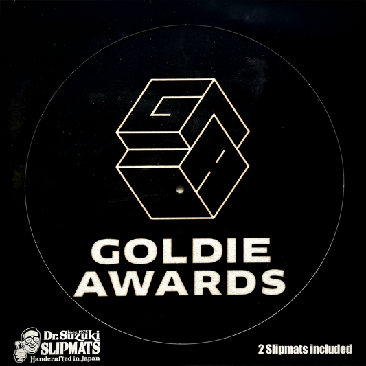 Dr. Suzuki "Goldie Awards" Slipmat Pair BLACK Edition (Limited Fools Gold Vault Find)