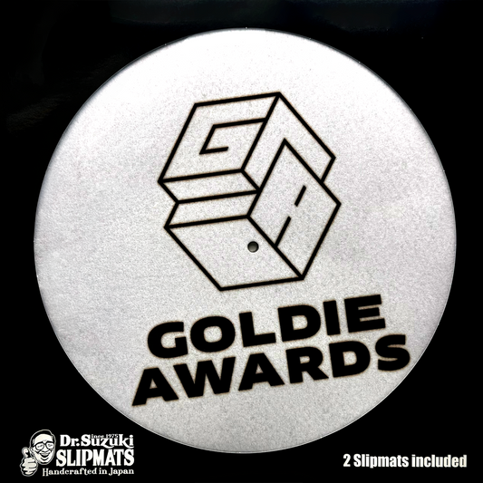 Dr. Suzuki "Goldie Awards" Slipmat Pair WHITE Edition (Limited Fools Gold Vault Find)
