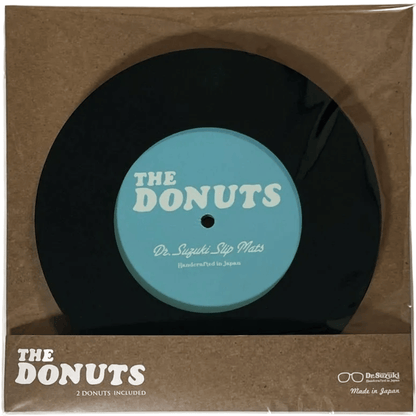 Dr. Suzuki The Donuts 7" Control Mats – Black/Blue (Pair, Made in Japan)