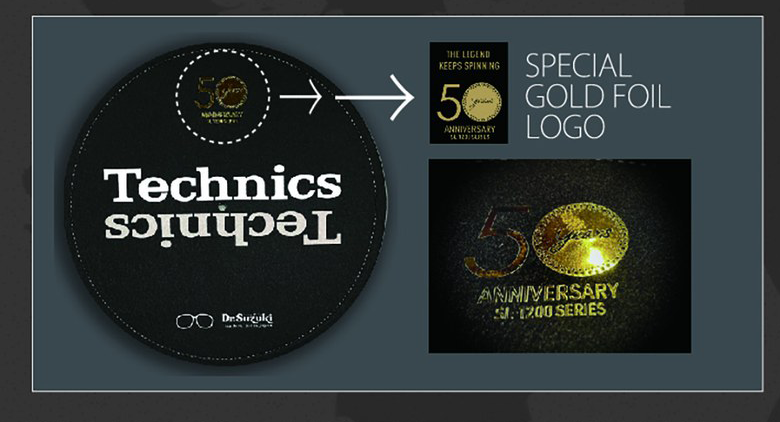 Dr. Suzuki x Technics Limited SL-1200 50th Anniversary Slipmats Dr. Suzuki x Technics Limited SL-1200 50th Anniversary Slipmats