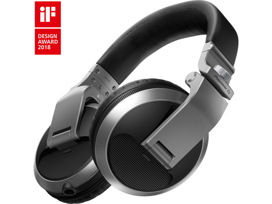 Pioneer HDJ-X5 Professional DJ headphones (silver)