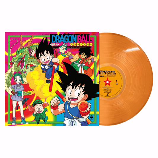 Dragon Ball TV Original Soundtrack LP, clear orange vinyl, Nippon Columbia HMJA-235 Japan