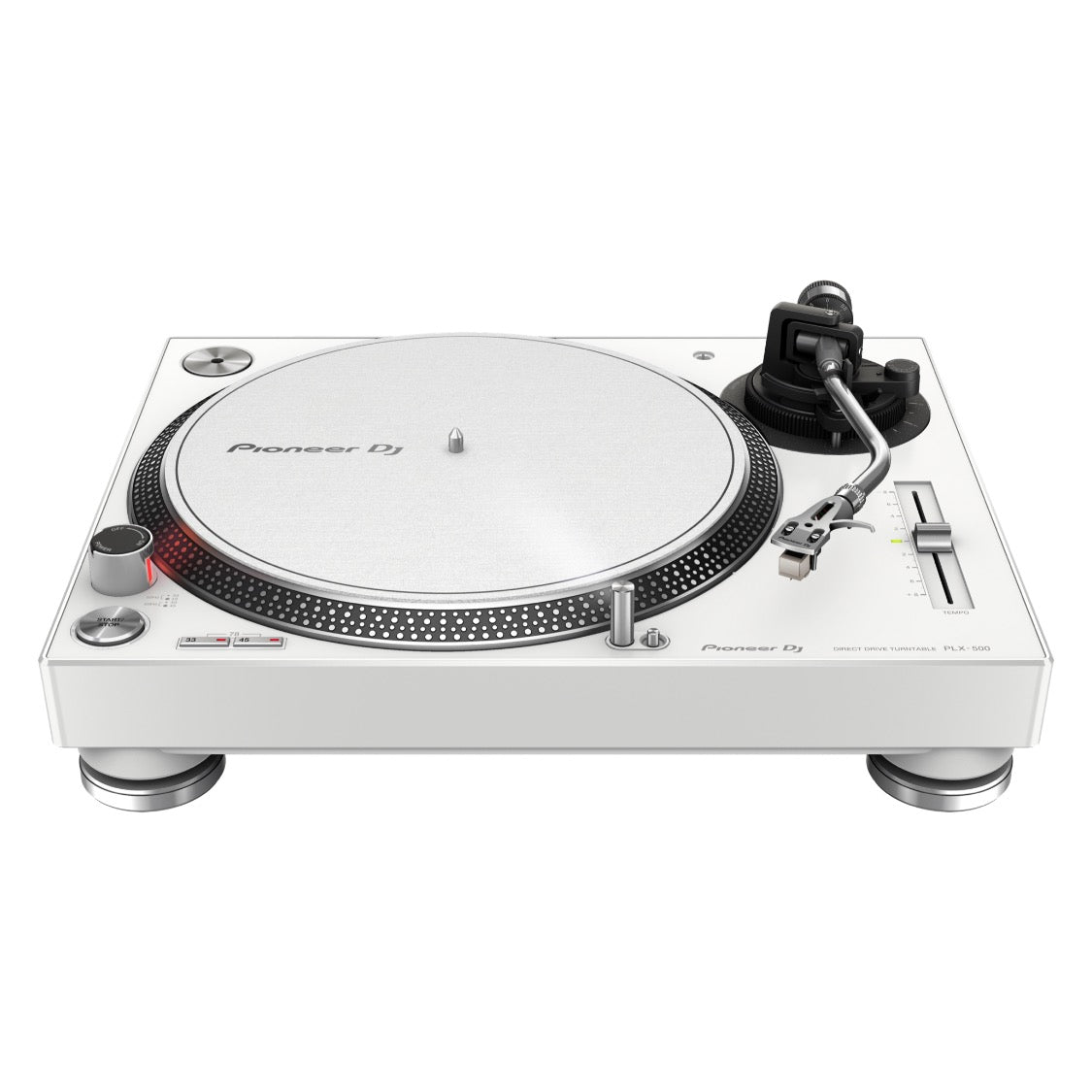 Pioneer DJ PLX-500-W Direct Drive Turntable (White)