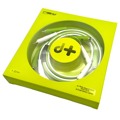 NEO d+ Class B RCA DUO Cables (Pair) for DJs & Audio Professionals by Oyaide Elec. Co.