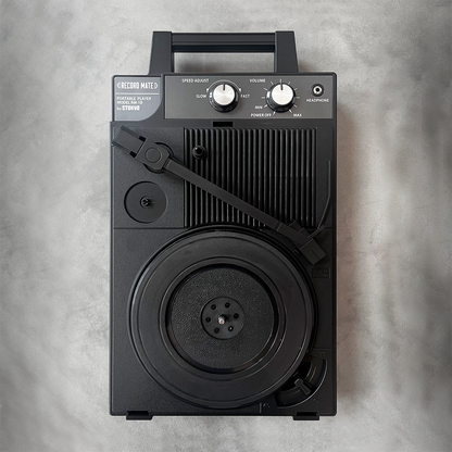 STOKYO RECORD MATE Portable Record Player BLACK EDITION RM-1B