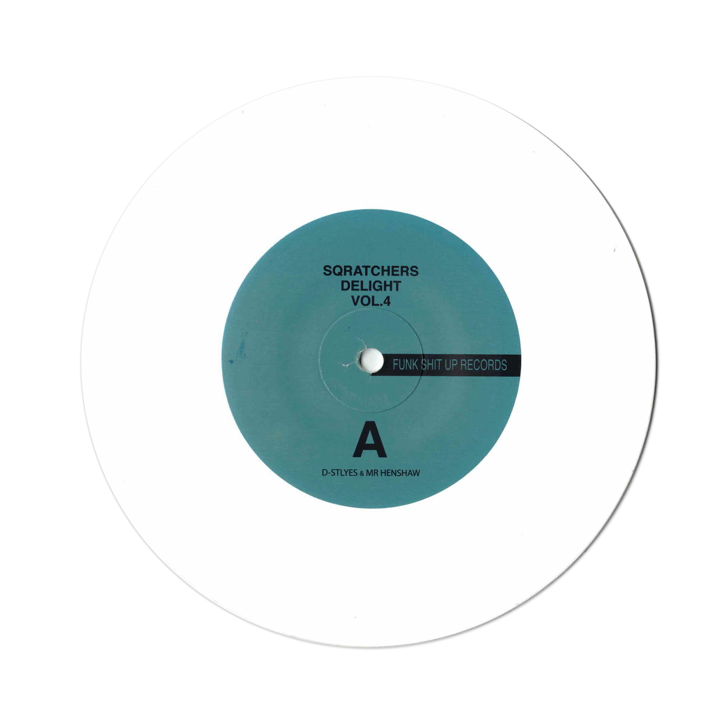 Sqratchers Delight Vol. 4 by D-Styles & Mr. Henshaw (7" White Vinyl)