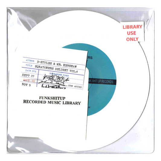 Sqratchers Delight Vol. 4 by D-Styles & Mr. Henshaw (7" White Vinyl)