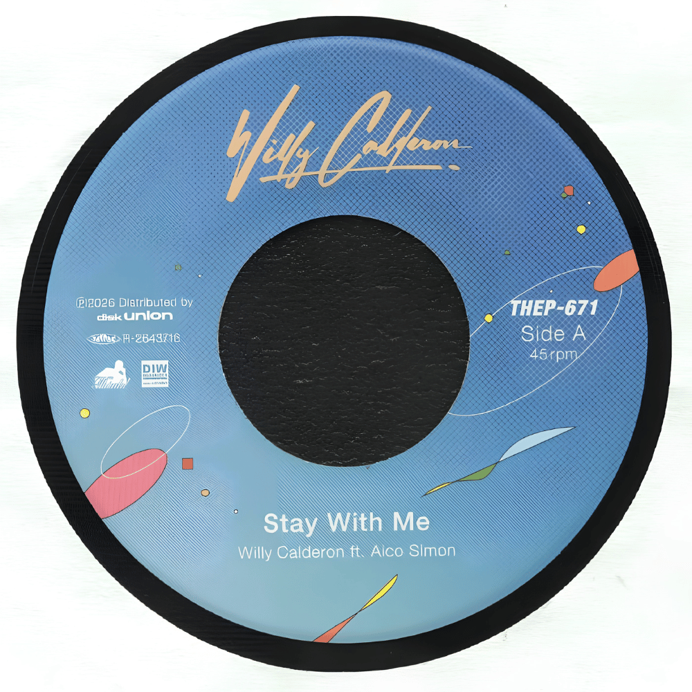 Willy Calderon Stay With Me / Midnight Pretenders 7 inch vinyl, Think! Records THEP-671