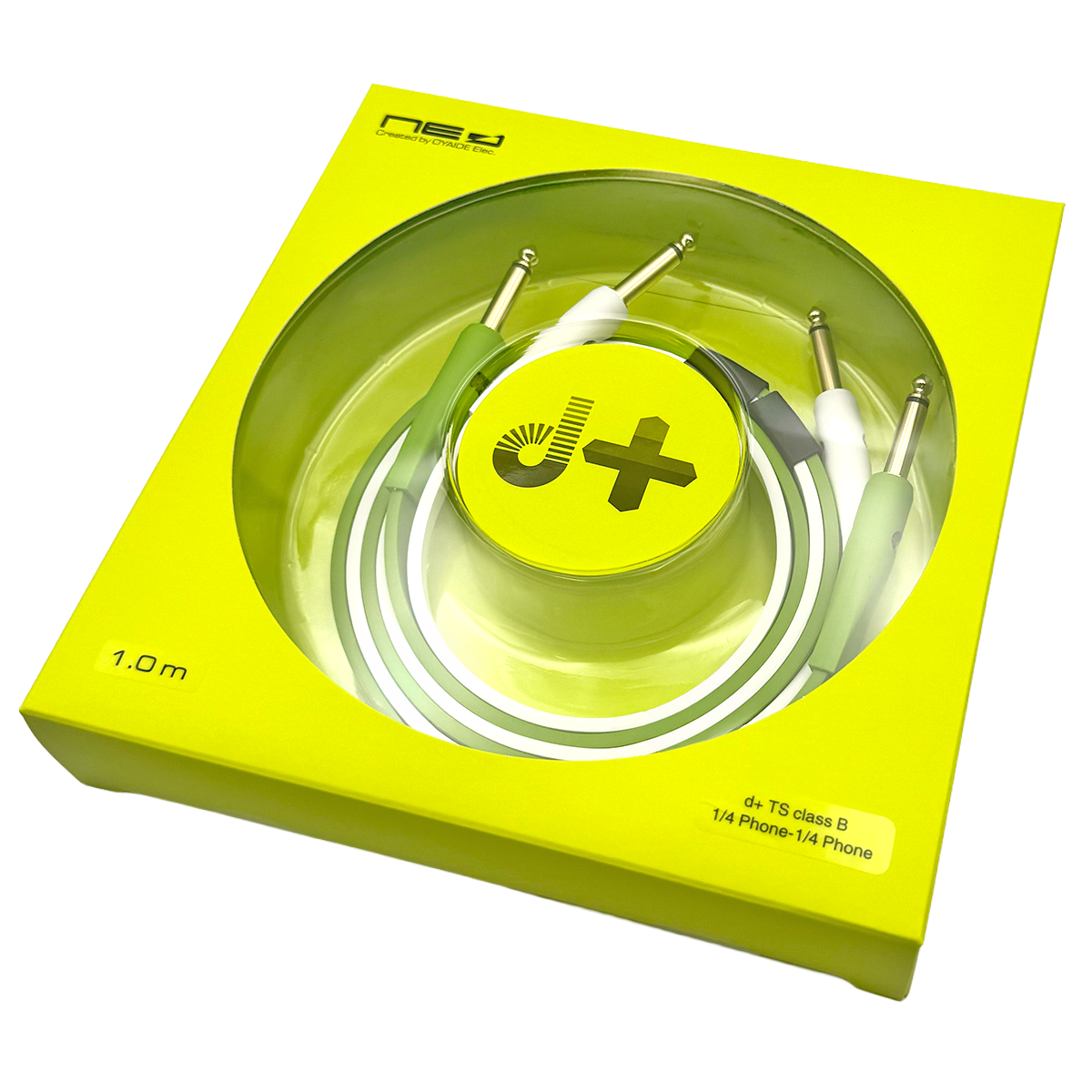 NEO d+ Class B TS Cable (1/4" to 1/4") for DJs & Audio Professionals by Oyaide Elec. Co.