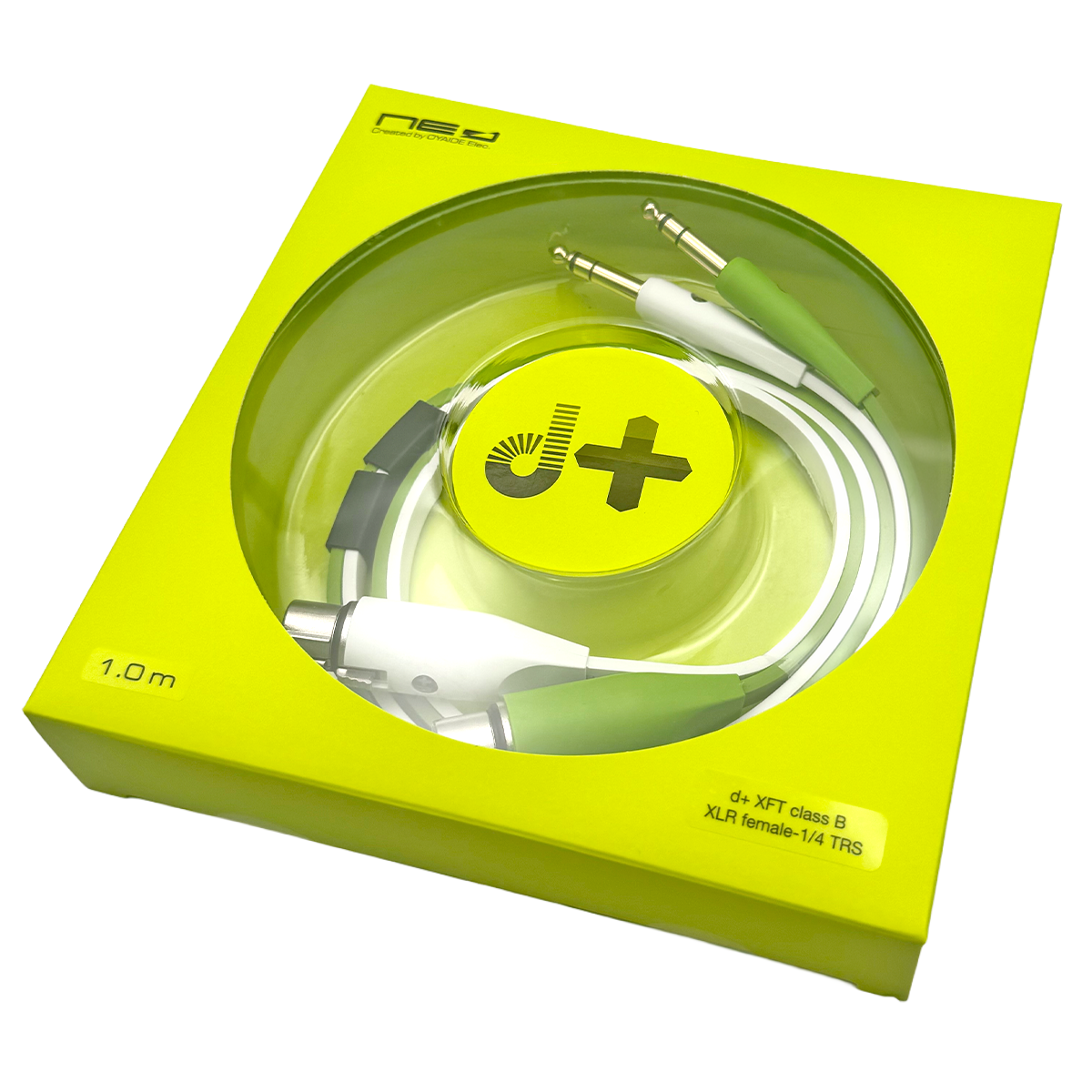 NEO d+ Class B XFT Cable (XLR-Female to 1/4" TRS) for DJs & Audio Professionals by Oyaide Elec. Co.