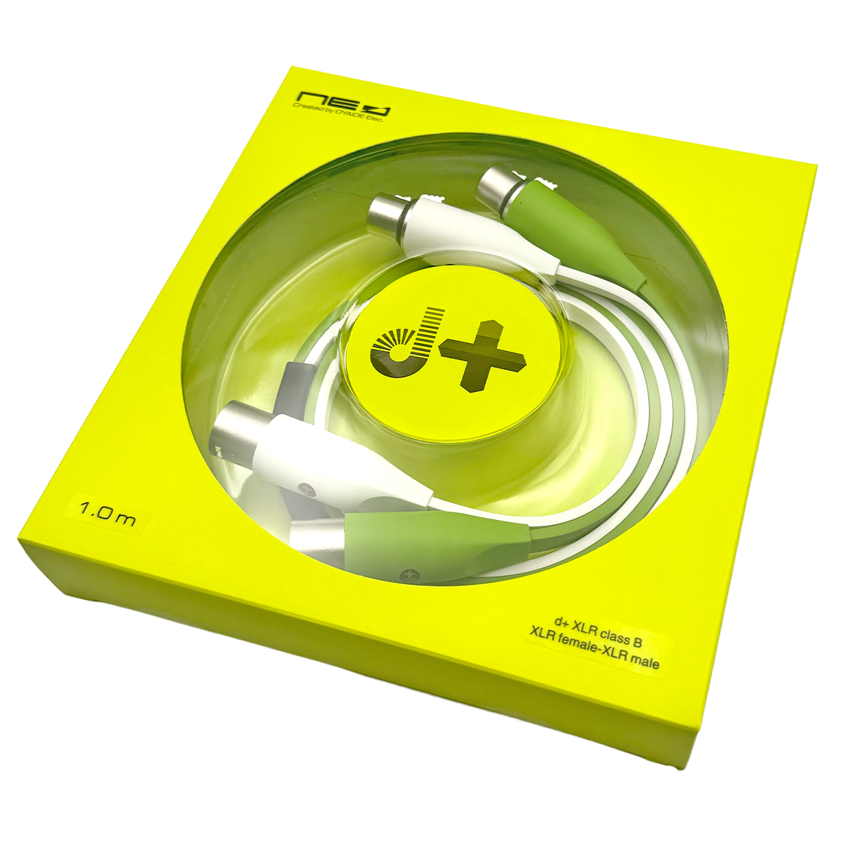 NEO d+ Class B XLR Cable (Class B) for DJs & Audio Professionals by Oyaide Elec. Co.