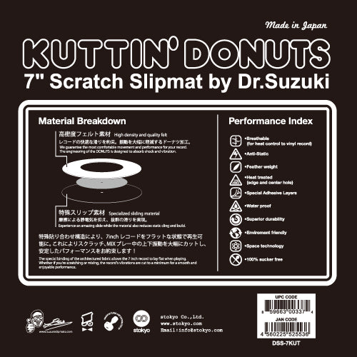 Dr. Suzuki Kuttin Donuts - White