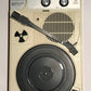 Columbia GP-3 Portable Turntable (Used, Reconditioned, Missing Parts or Broken Clip on Cover)