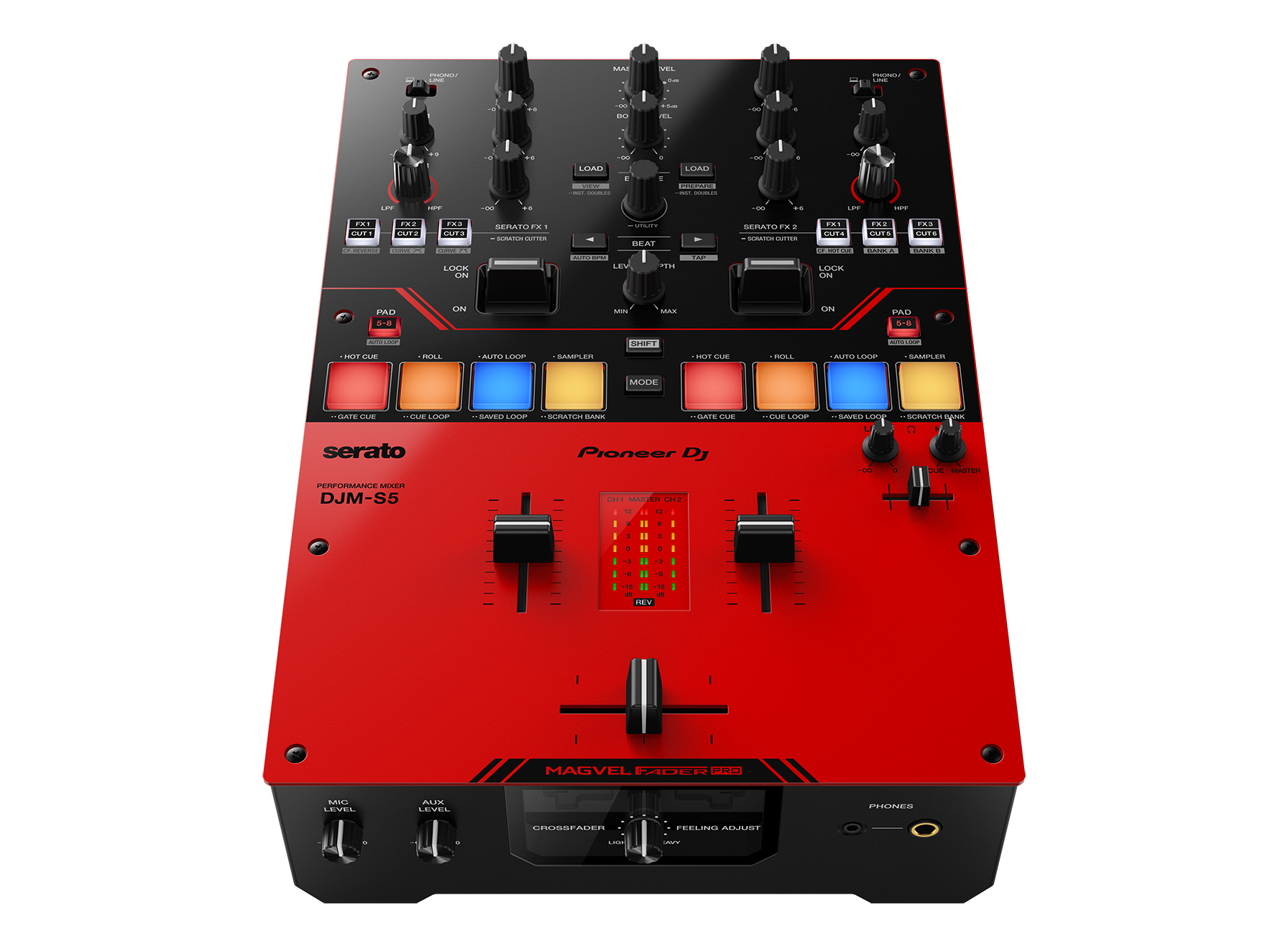 Pioneer DJ DJM-S5 Professional Scratch 2-channel DJ mixer (Gloss Pioneer DJ DJM-S5 Professional Scratch 2-channel DJ mixer (Gloss