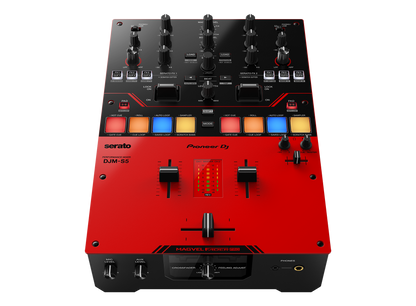 Pioneer DJ DJM-S5 Professional Scratch 2-channel DJ mixer (Gloss Red)