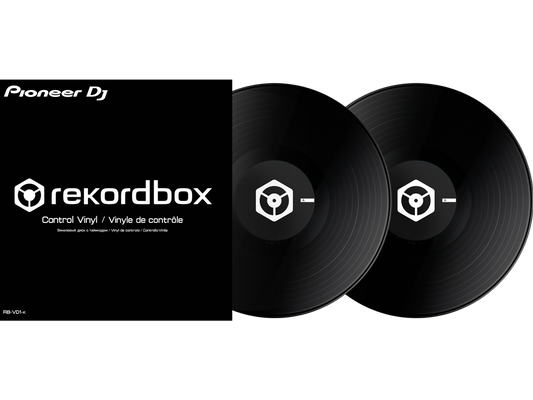 rekordbox Control Vinyl - Black Pair (2 x 12")