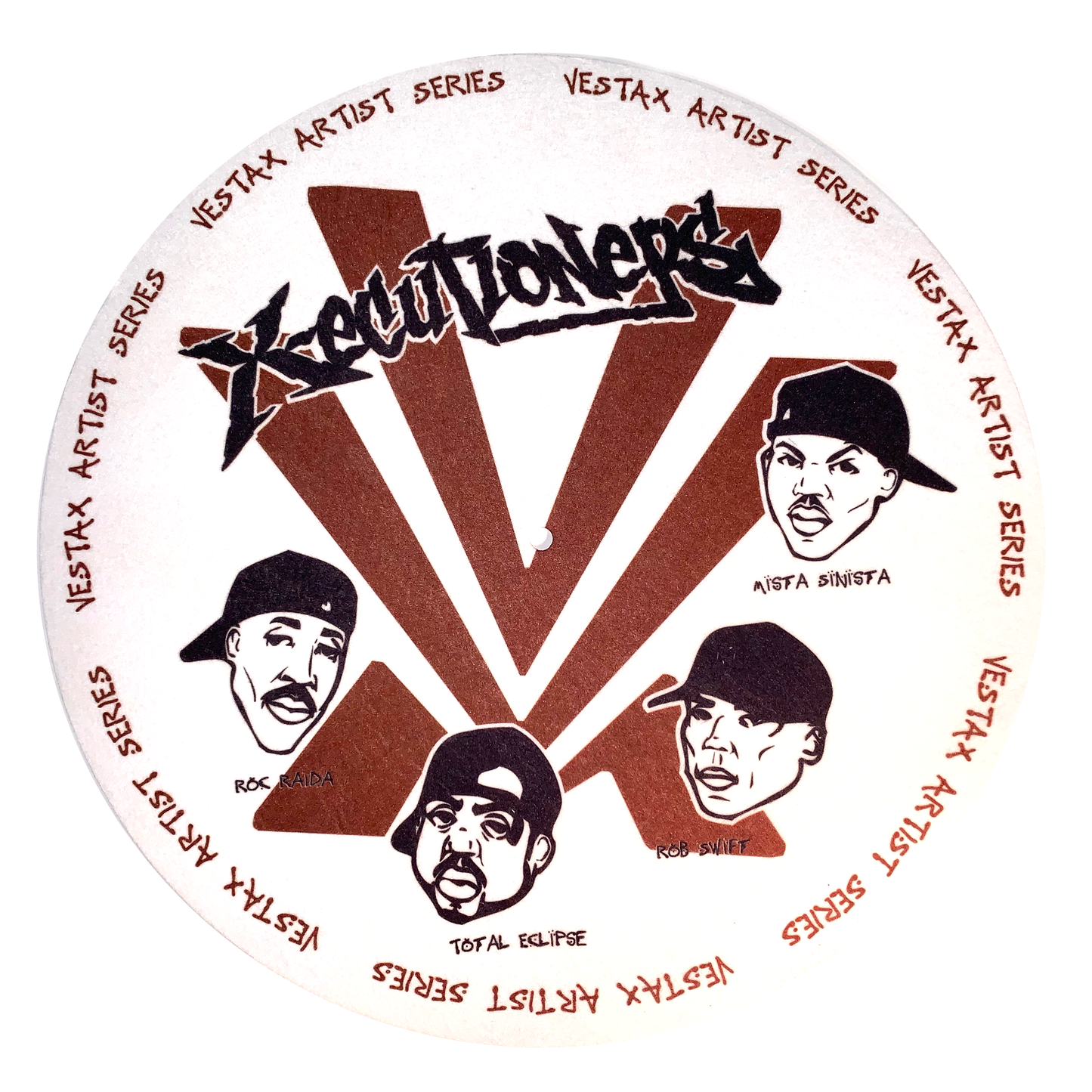 Vestax Artist Series - X-Ecutioners Slipmat + Slipsheet Pair